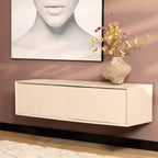 Meuble TV suspendu Madison sable | 120 cm