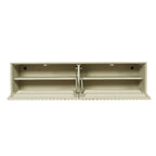 Meuble TV suspendu Madison sable | 120 cm