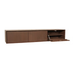 Meuble TV suspendu Madison sable | 120 cm