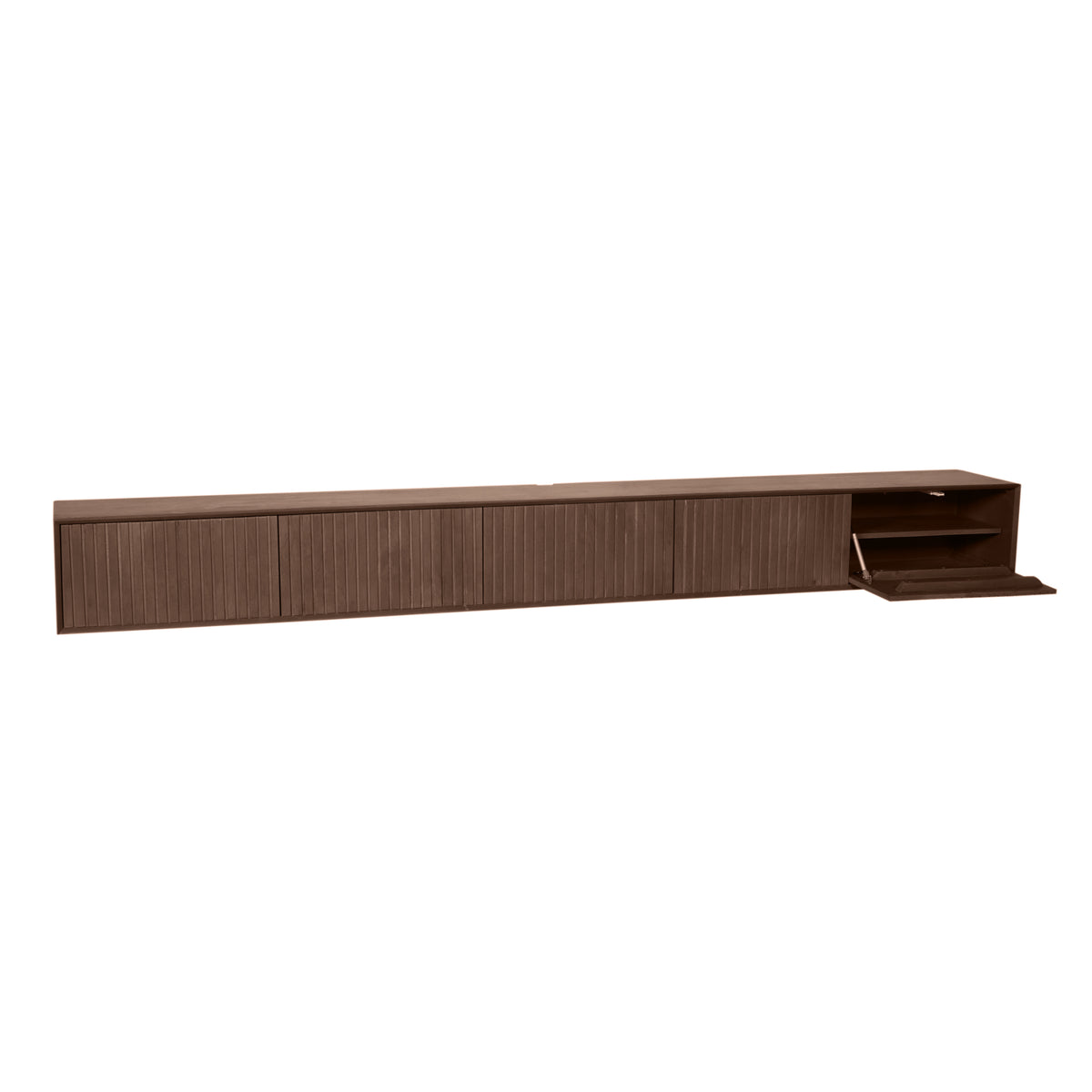 Meuble TV suspendu Madison sable | 120 cm