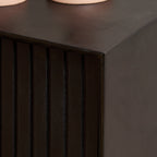 Meuble TV suspendu Madison noir | 200 cm