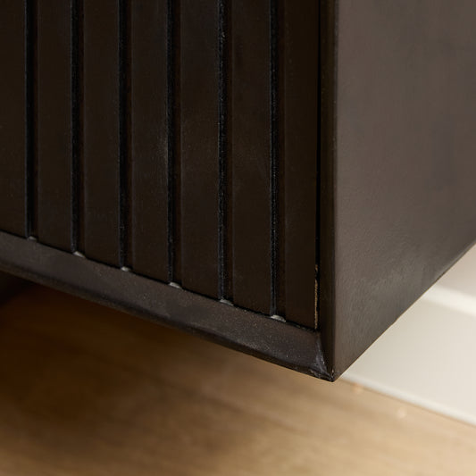 Zwevend tv meubel Madison Black | 280 cm