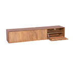 Meuble TV suspendu Madison naturel | 160 cm