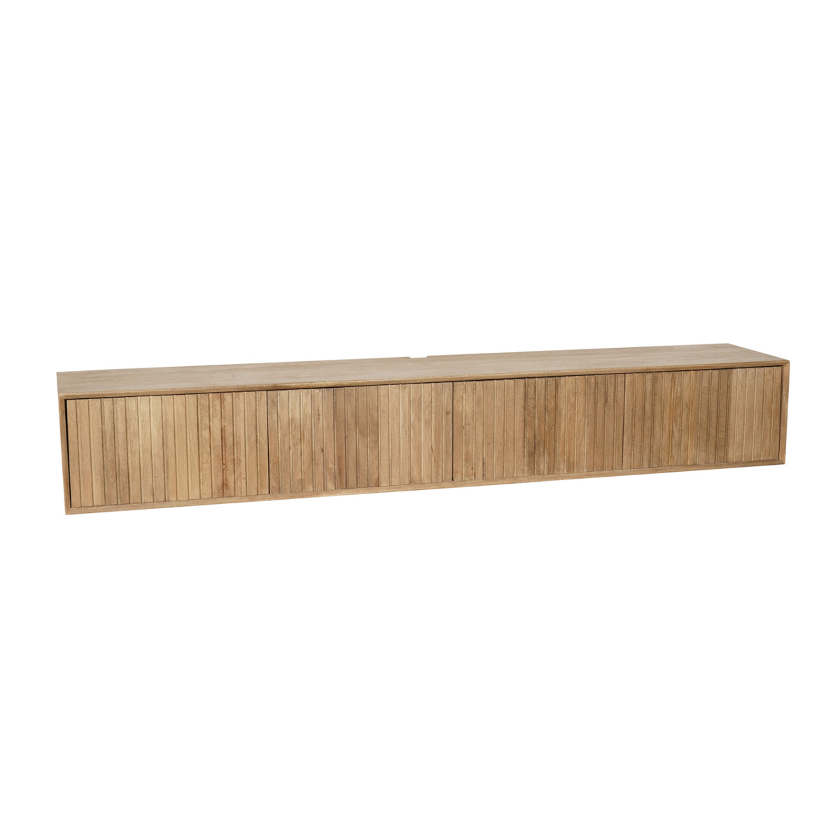 Meuble TV suspendu Madison naturel | 200 cm