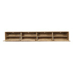 Meuble TV suspendu Madison naturel | 200 cm