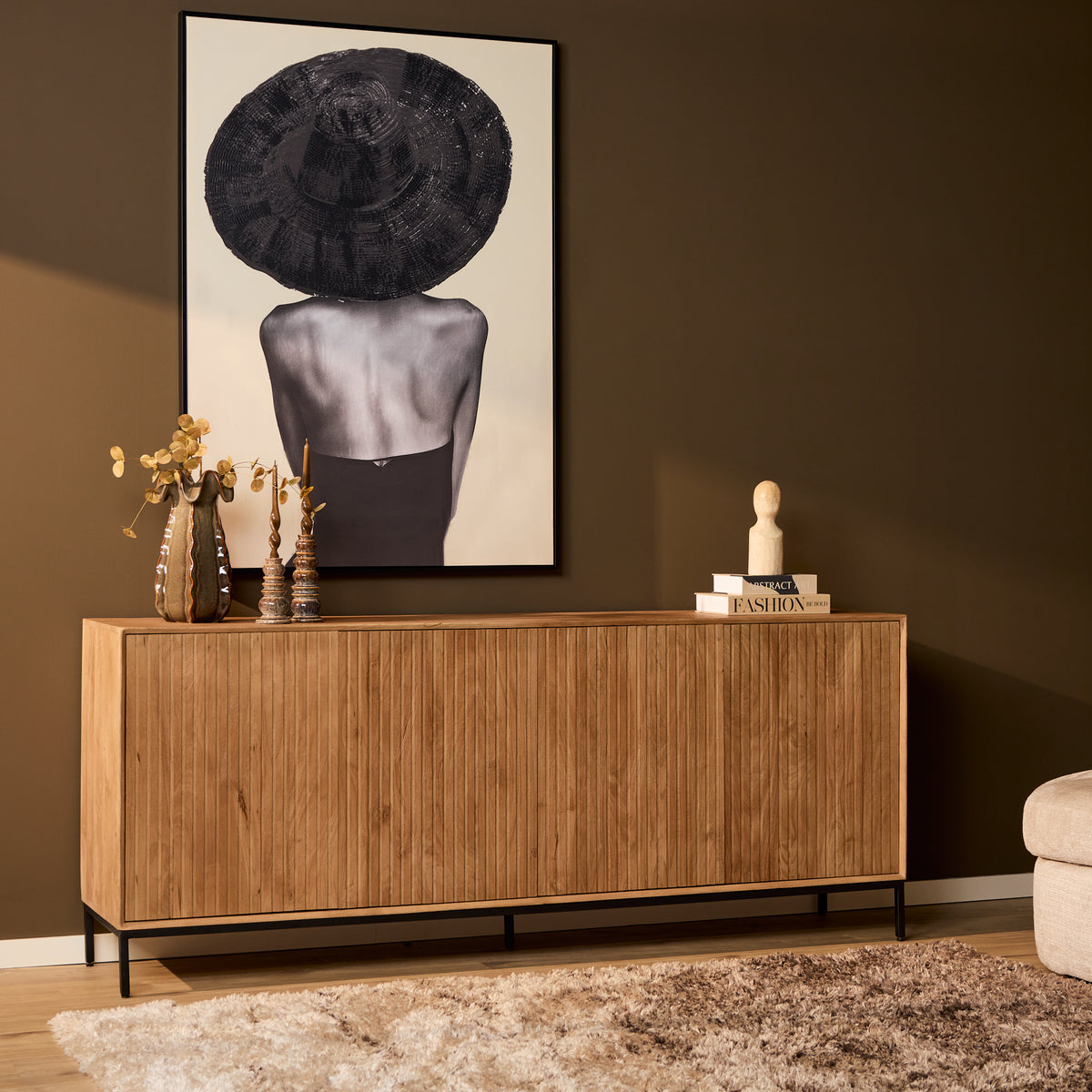 Dressoir Madison Natural | 210 cm