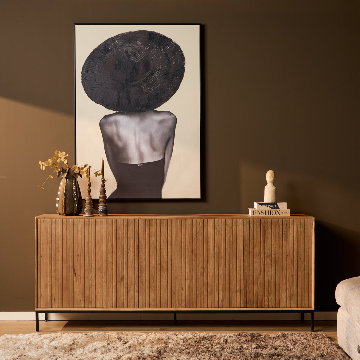 Dressoir Madison Natural | 210 cm