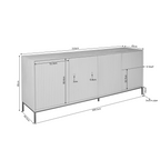 Sideboard Madison Natur | 210 cm