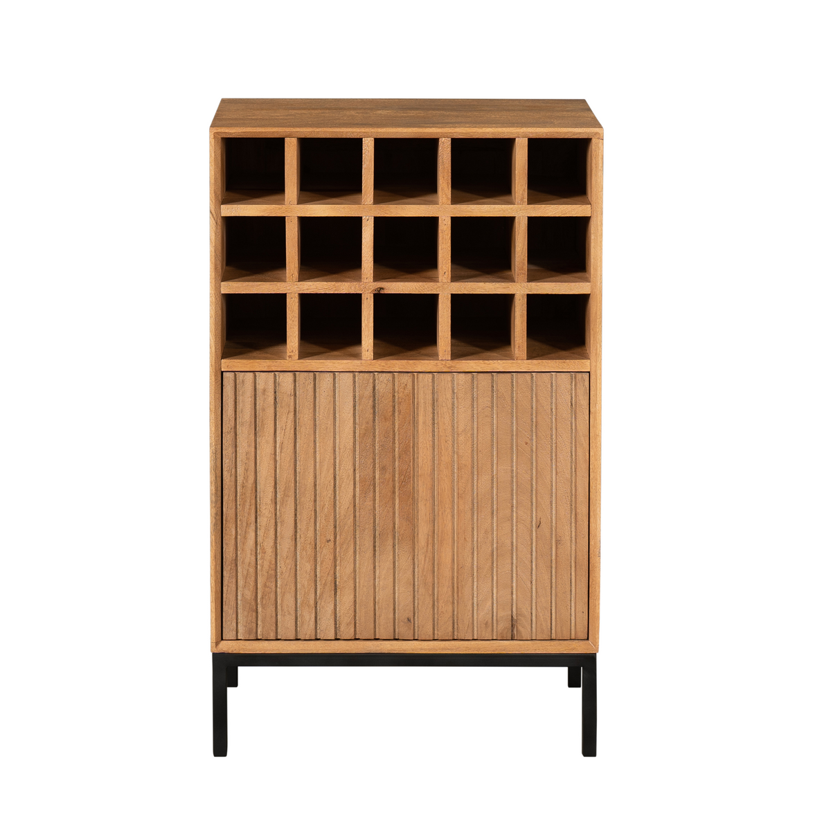 Range-bouteilles Madison naturel | 55 cm