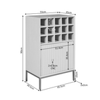 Range-bouteilles Madison naturel | 55 cm