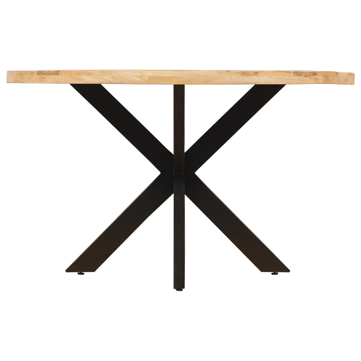 Eettafel Rond Edwin Mangohout Naturel