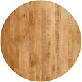 Tischplatte rund Swiss Edge Mangoholz Natur