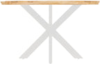 Tischplatte rund Swiss Edge Mangoholz Natur
