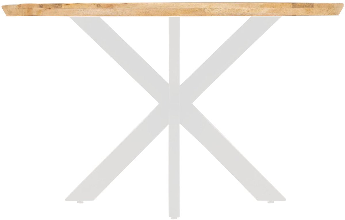 Tafelblad Rond Swiss Edge Naturel