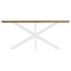 Plateau de table ovale danois en chêne Swiss Edge naturel