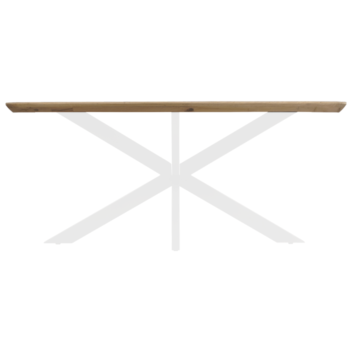 Tafelblad Deens Ovaal Eikenhout Swiss Edge Naturel