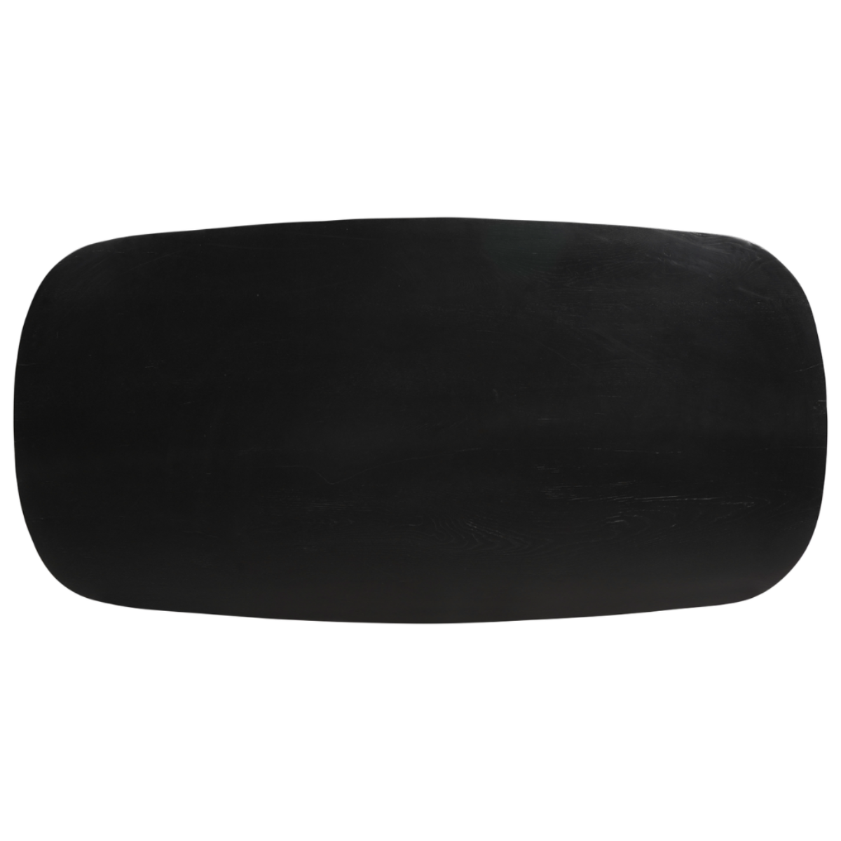 Tafelblad Deens Ovaal Eikenhout Swiss Edge Zwart