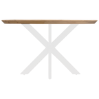 Plateau de table rond en chêne Swiss Edge naturel