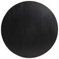 Tischplatte rund Eiche Swiss Edge Schwarz