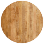 Tischplatte rund Mangoholz Natur