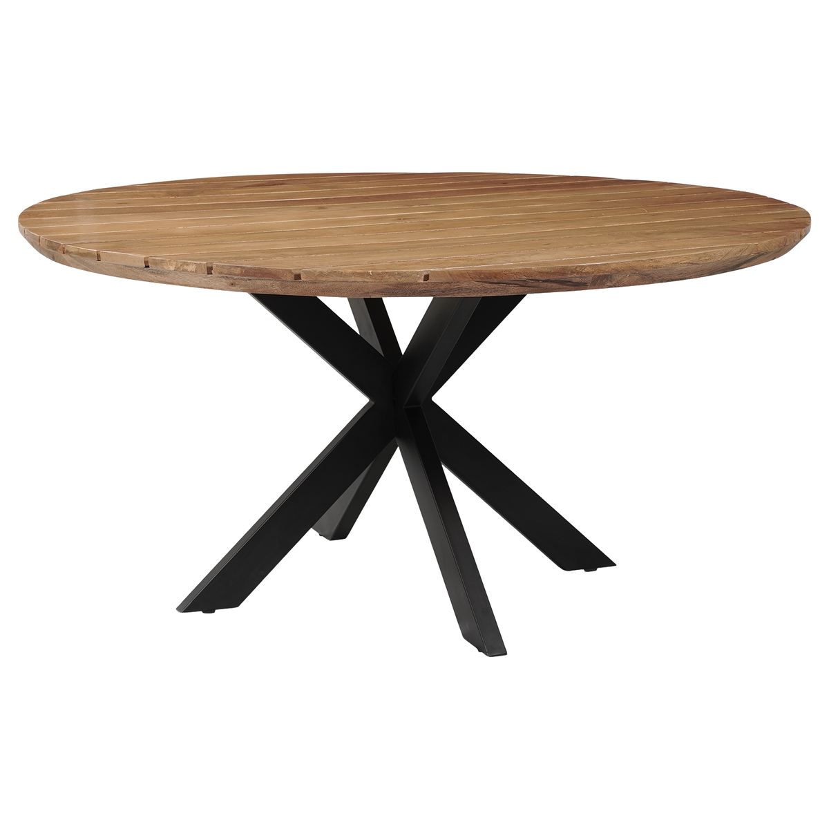 Tuintafel Rond Mangohout Swiss Edge Naturel