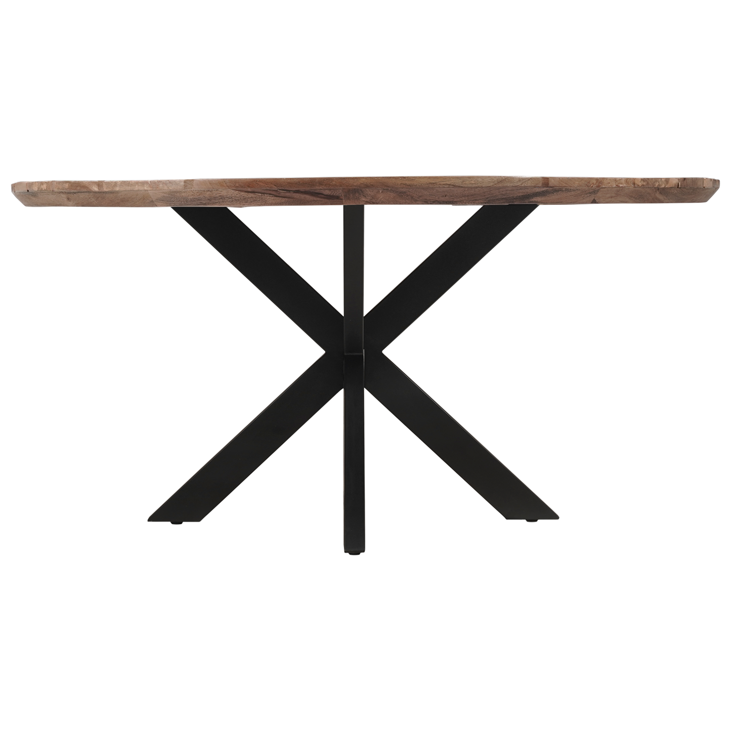 Tuintafel Rond Mangohout Swiss Edge Naturel