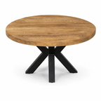 Couchtisch rund Mangoholz Natur - 80 cm ø