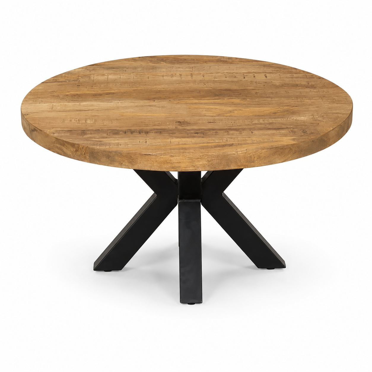 Salontafel Rond Mangohout Naturel - 80 cm ø