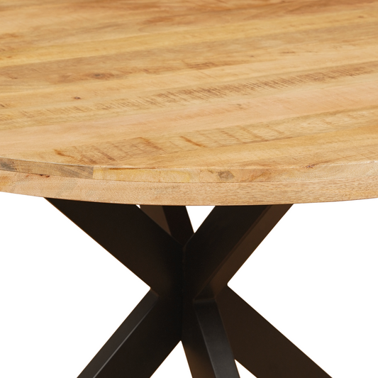 Tafelblad Rond Mangohout Naturel