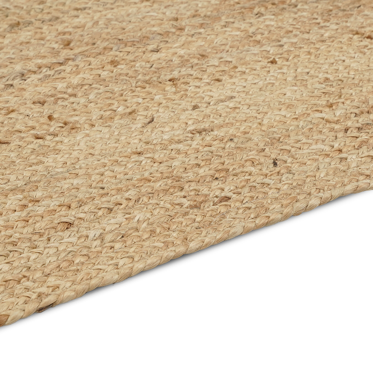Rechthoek Jute Rug Naturel