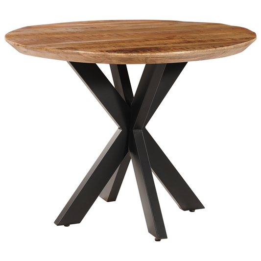 Eettafel Rond Swiss Mangohout Naturel