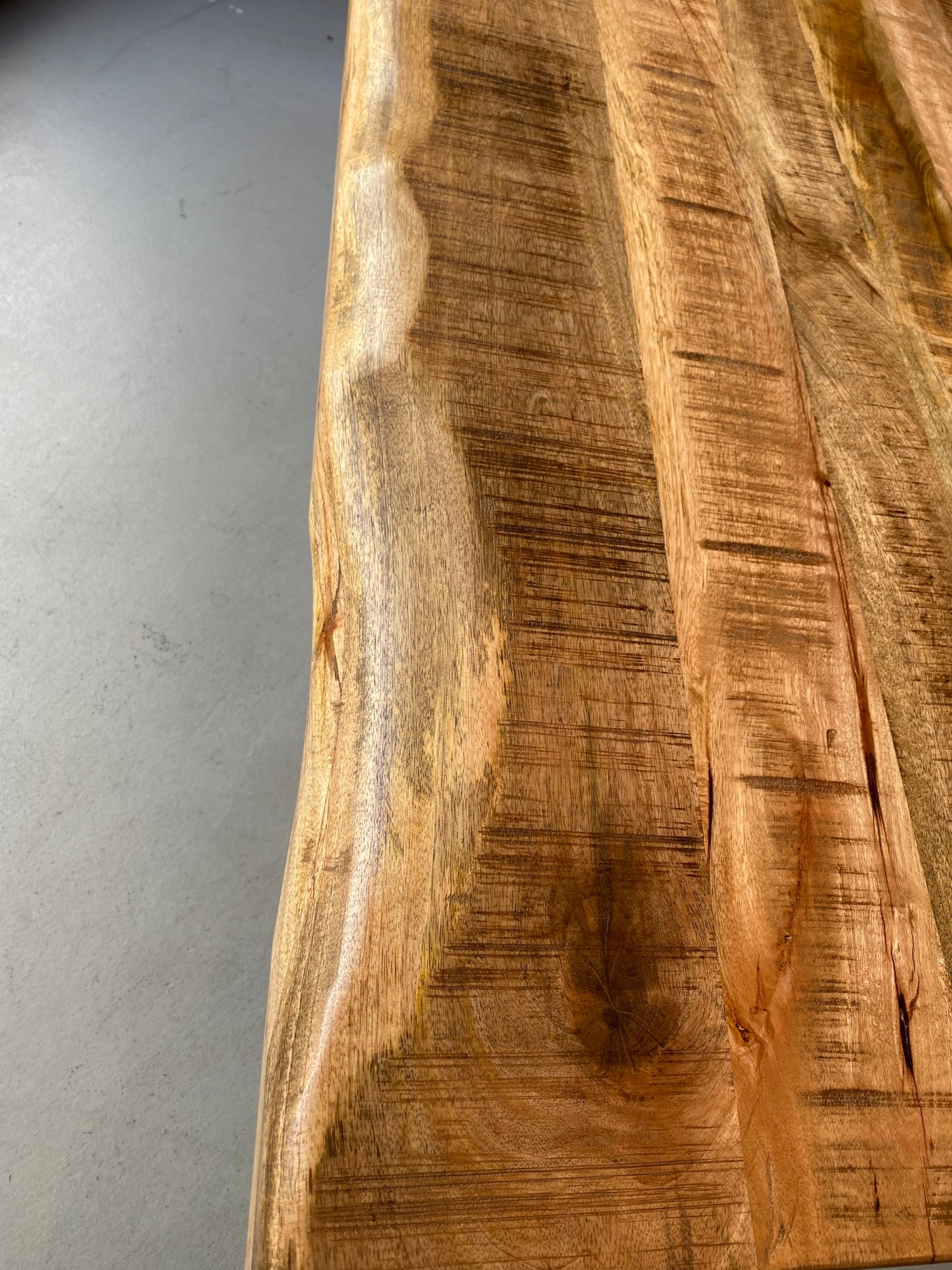 Eettafel Live Edge 180x90 cm mangohout NATUREL